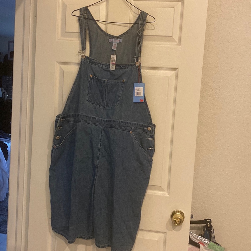 Denim Short Overall